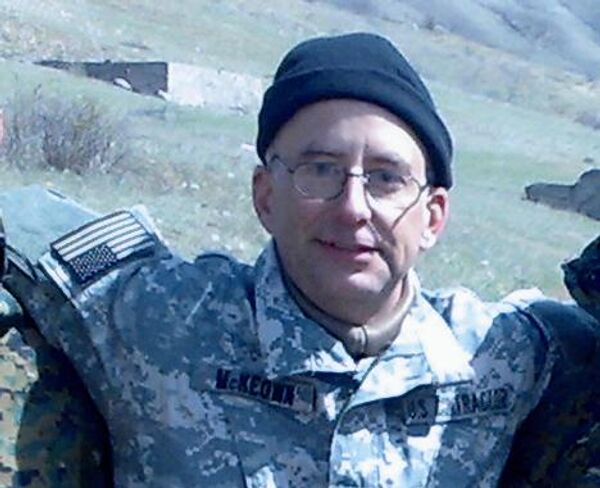 Один из американских инструкторов, проводивший обучение грузинский военных