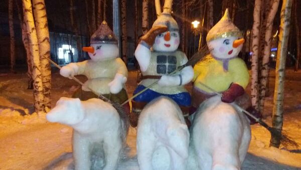 Акция-конкурс Мой снеговик в Ханты-Мансийске