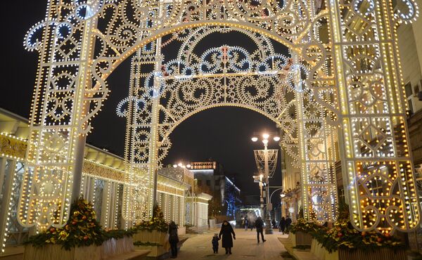 Новогодняя иллюминация в Москве Новогодняя иллюминация в Москве