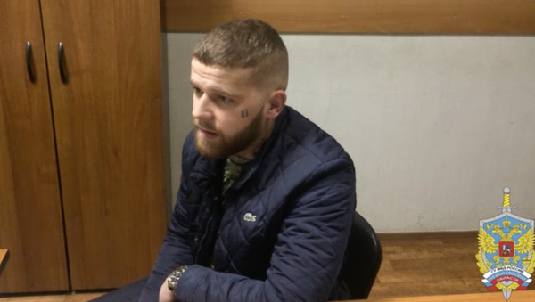 Мужчина, задержанный за стрельбу в г. Подольске Московской области. 22 декабря 2017