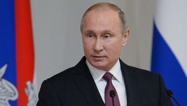 Президент РФ Владимир Путин на заседании коллегии министерства обороны. Архивное фото