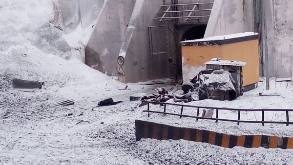 Последствия взрыва на заводе по добыче гипса в Татарстане. 25 декабря 2017