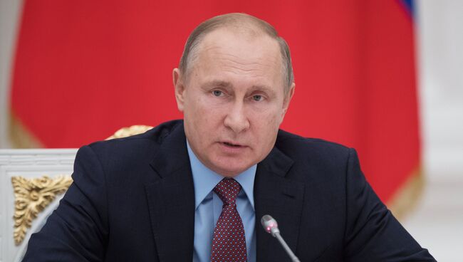 Президент РФ Владимир Путин. 25 декабря 2017