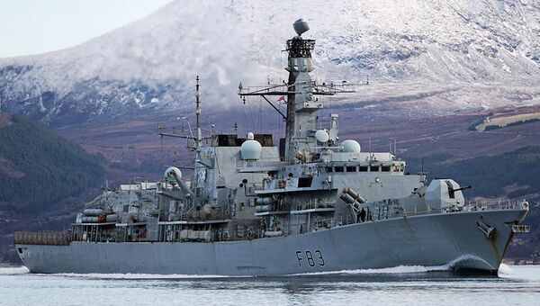 Фрегат St. Albans ВМС Великобритании. Архивное фото.