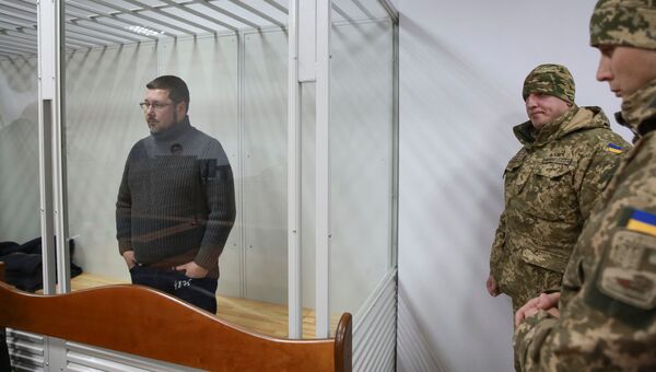 Станислав Ежов во время судебного заседания в Киеве