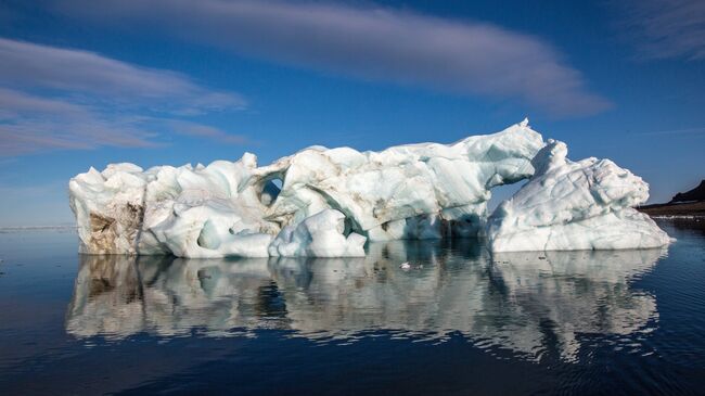 Айсберг у берегов одного из островов архипелага Земля Франца-Иосифа. Архивное фото