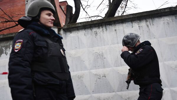 Оцепление полиции на Иловайской улице. Архивное фото
