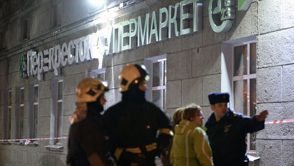 Взрыв в Перекрестке в Санкт-Петербурге. 27 декабря 2017