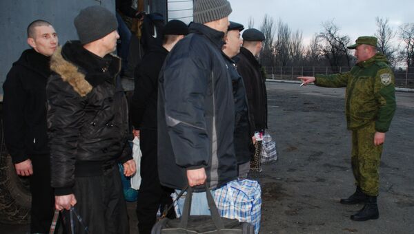 Обмен военнопленными между ДНР и Украиной в Донецкой области. Архивное фото