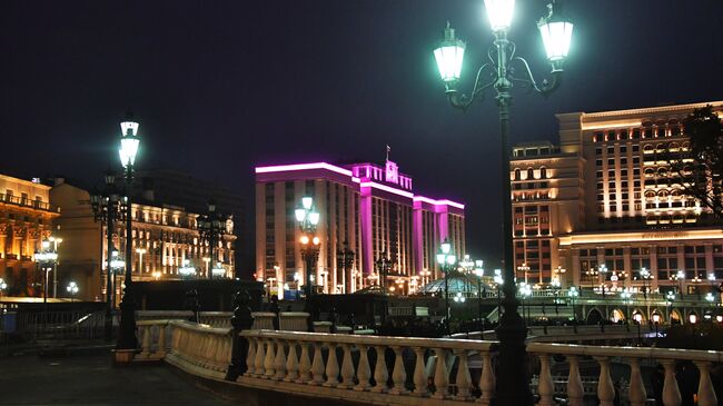 Манежная площадь в Москве. Архивное фото