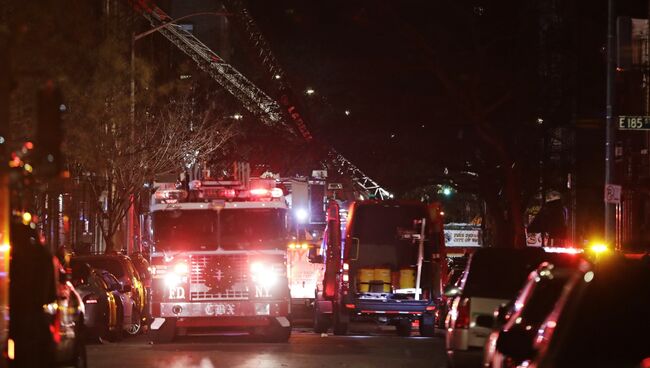 Пожар в Нью-Йорке. 28 декабря 2017 года