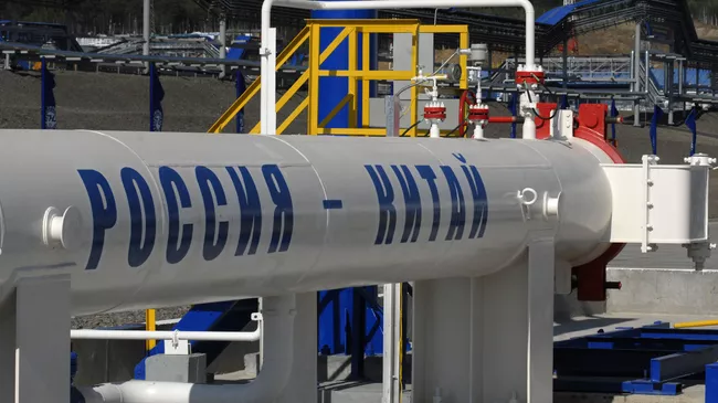 Открытие российского участка нефтепровода Россия - Китай. Архивное фото