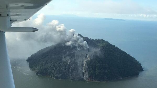 Извержение вулкана Кадовар в Папуа-Новой Гвинее