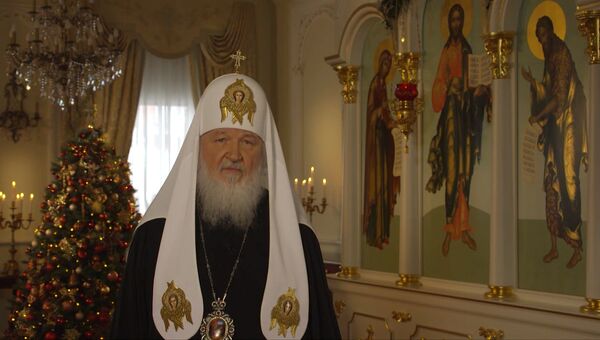 Патриарх Кирилл поздравил верующих с праздником Рождества Христова