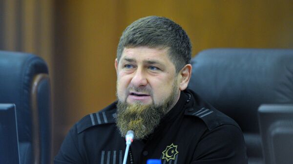 Глава Чеченской республики Рамзан Кадыров