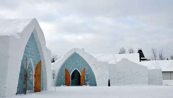 Ледяной отель в Квебеке (Ice Hotel)