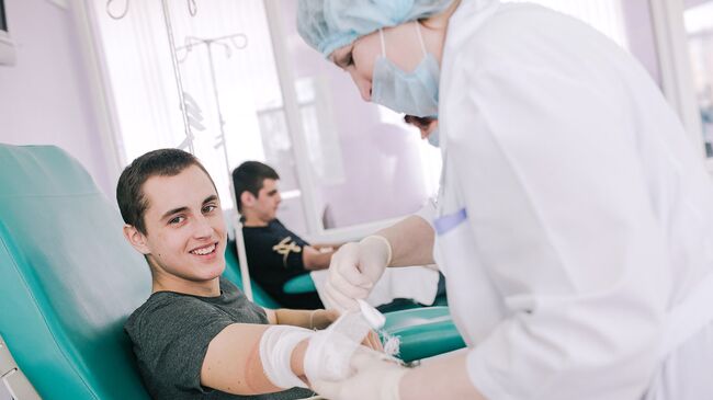 8 тыс литров крови собрали в 2017 с помощью передвижных донорских пунктов