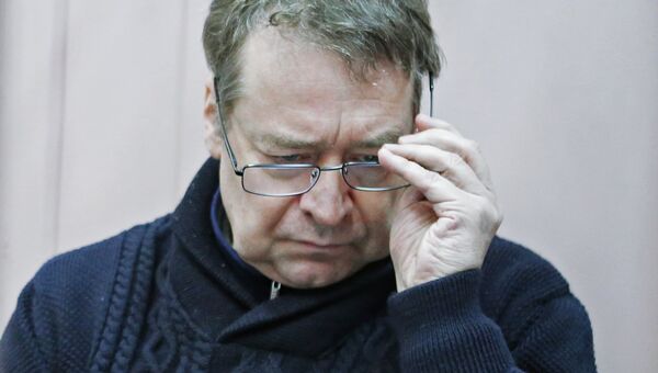 Бывший губернатор Республики Марий Эл Леонид Маркелов в Басманном суде Москвы. 11 января 2018