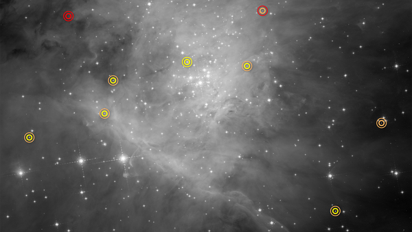 Коричневые карлики и планеты, найденные Хабблом в Туманности Ориона