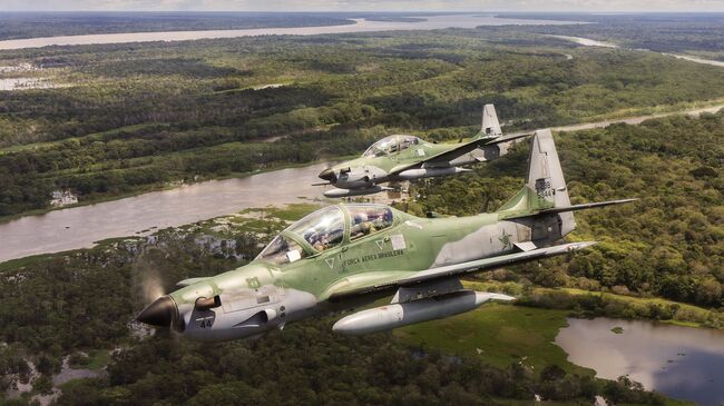 Самолеты Embraer EMB 314 Super Tucano. Архивное фото