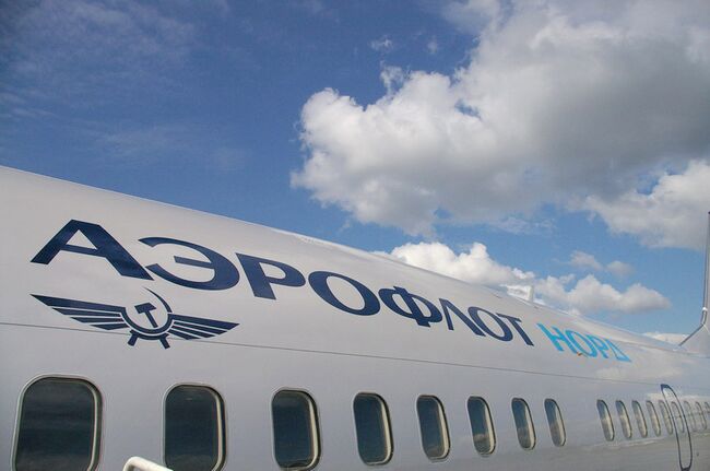 Boeing 737-500 авиакомпании Аэрофлот-Норд. Архив