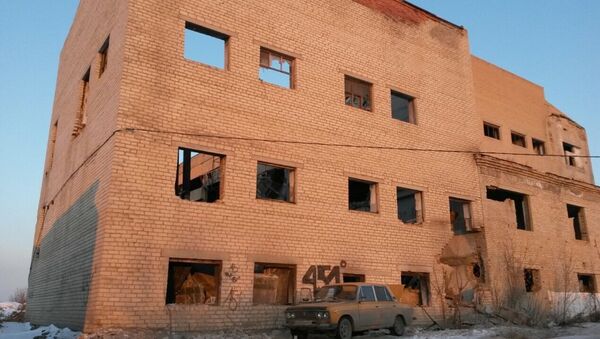 Частичное обрушение кровли в здания в Копейске Челябинской области. 12 января 2018