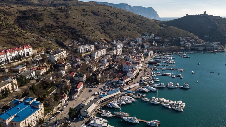 Катера в бухте Балаклавы в Крыму