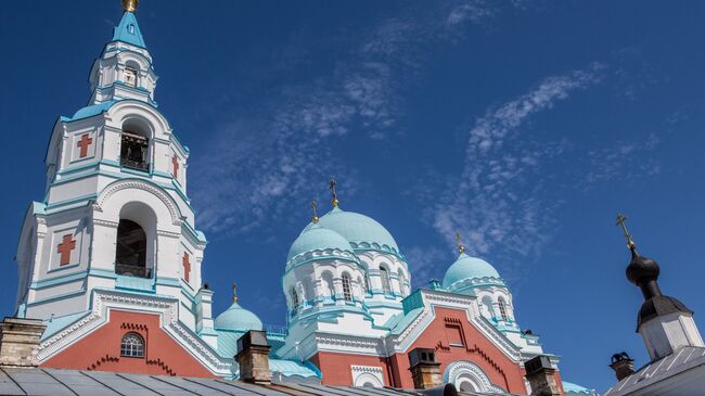 Собор Преображения Господня Валаамского Спасо-Преображенского монастыря. Архивное фото