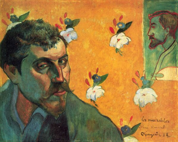 Автопортрет посвященный Винсенту Ван Гогу. 1888 г.