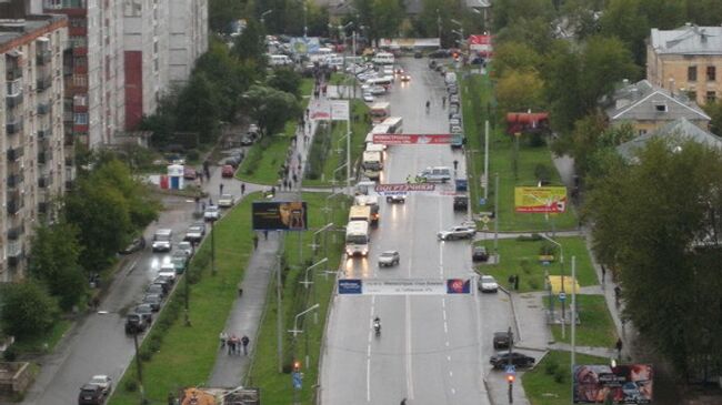 Один из центральных районов города Перми. Архив