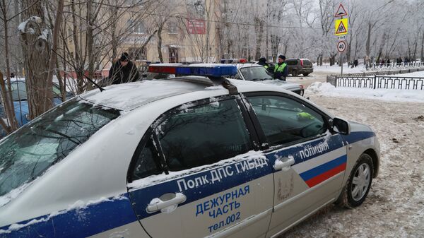 Автомобиль полиции в Перми