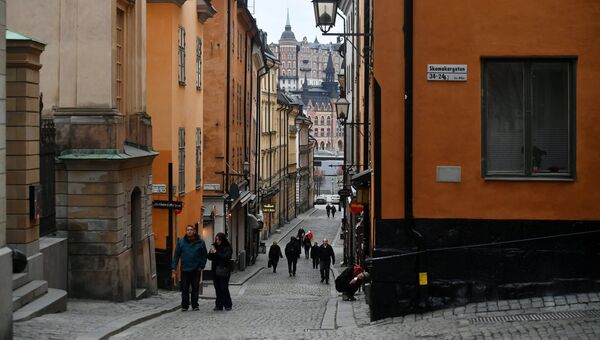 Улица Скомакаргатан в Стокгольме. Архивное фото
