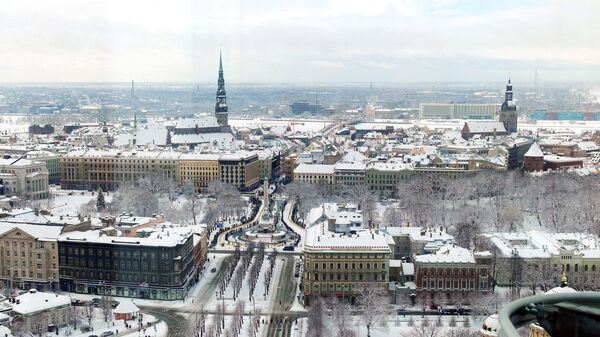 Вид на Ригу. Латвия. Архивное фото