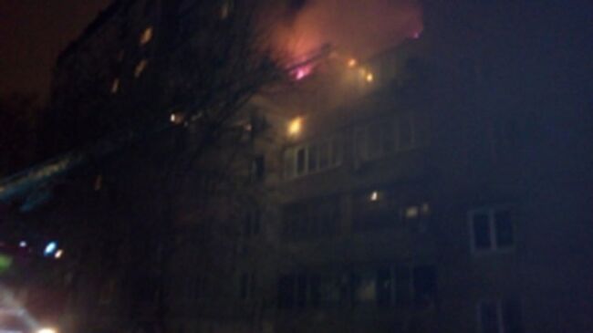 Пожар в результате взрыва газо-воздушной смеси в Ростове-на-Дону. 17 января 2018