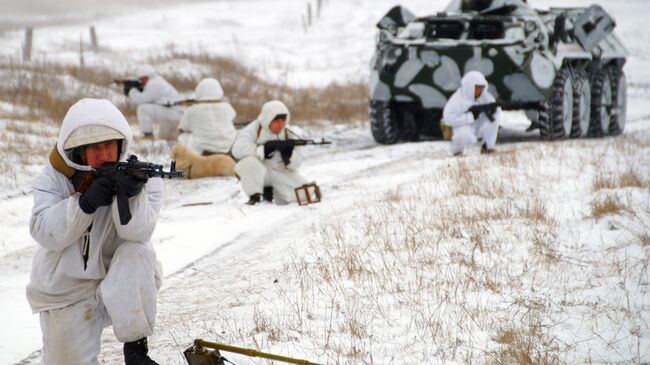 Военнослужищие инженерной роты армии ЛНР. Архивное фото