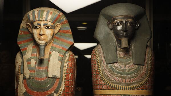 Мумии братьев, найденные в окрестностях Каира в начале XX века