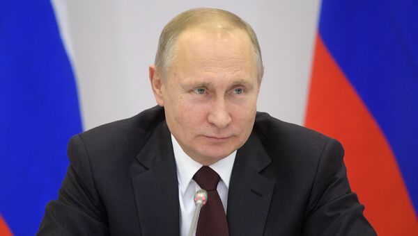 Президент РФ Владимир Путин. 17 января 2018
