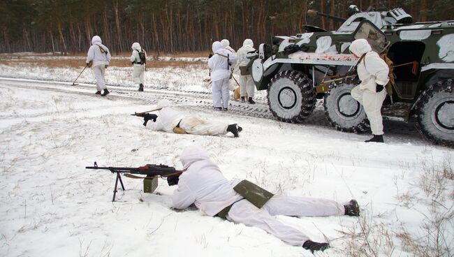 Военнослужищие инженерной роты армии ЛНР. Архивное фото