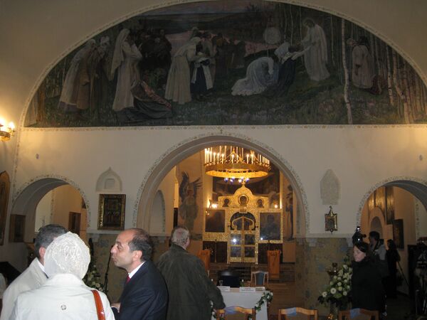 В Покровском соборе Марфо-Мариинской обители после реставрации