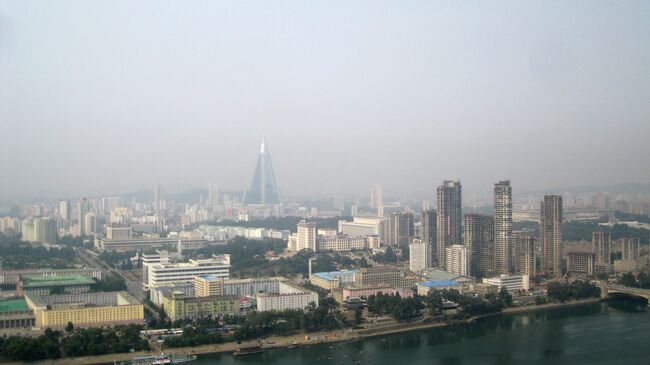 Вид на центр Пхеньяна. Архивное фото
