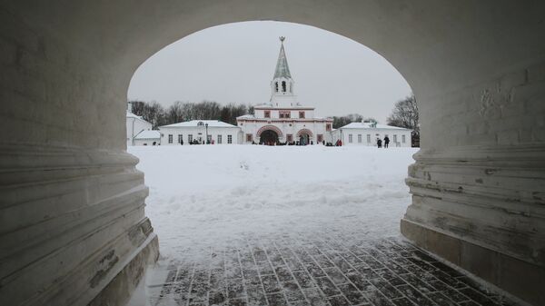 Передние ворота Государева двора на территории Московского музея-заповедника Коломенское