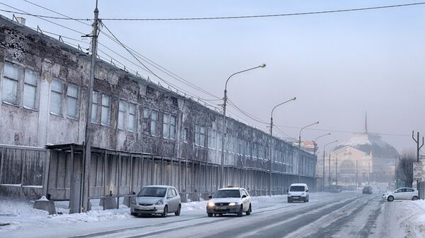 Мороз в Красноярске. Архивное фото