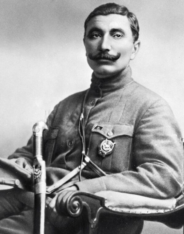 Семен Михайлович Буденный, командующий Первой Конной армией РККА, советский военачальник. 1919 год