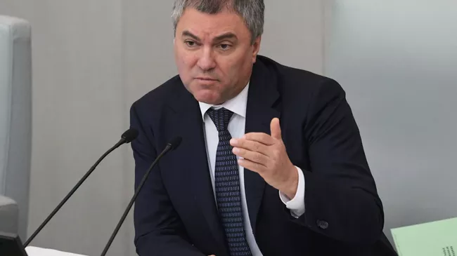 Председатель Государственной Думы РФ Вячеслав Володин. Архивное фото