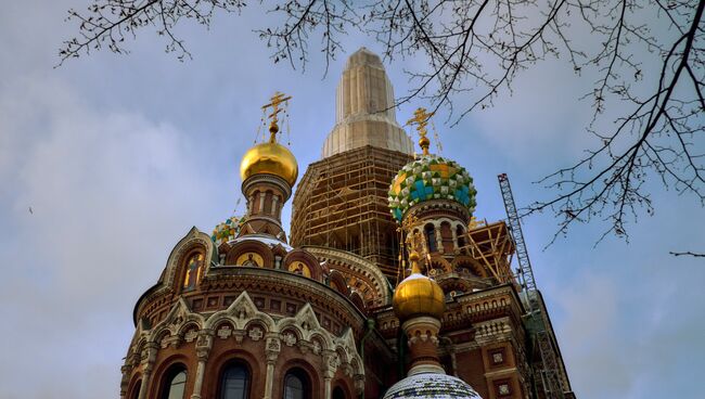 Реставрация храма Спаса на Крови в Санкт-Петербурге