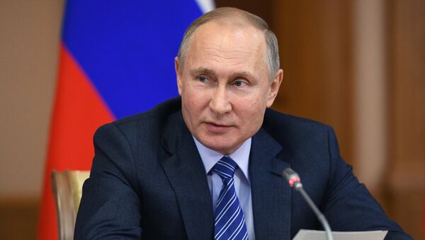 Президент РФ Владимир Путин проводит совещание с организациями оборонно-промышленного комплекса в Башкирии. 24 января 2018