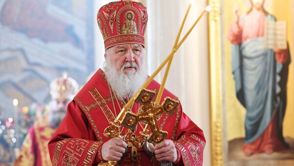 Патриарх Московский и всея Руси Кирилл проводит праздничную литургию в Домовом храме мученицы Татианы в день российского студенчества