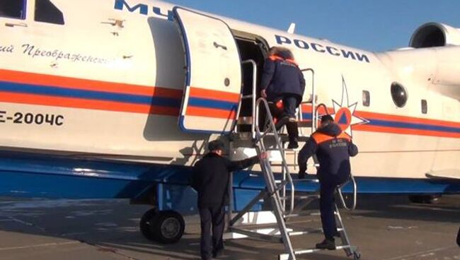 Самолет Бе-200 ЧС МЧС России вылетел из Хабаровска на поиски пропавшего судна в Приморском крае