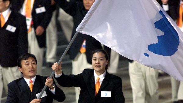 Спортсмены из Северной и Южной Кореи. Архивное фото
