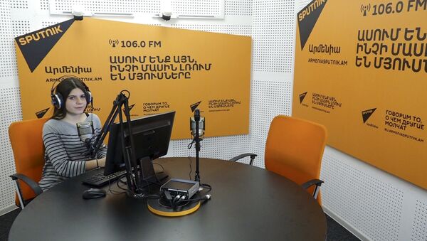 Ведущая музыкальных радиопередач Sputnik Армения Сабина Манвелян